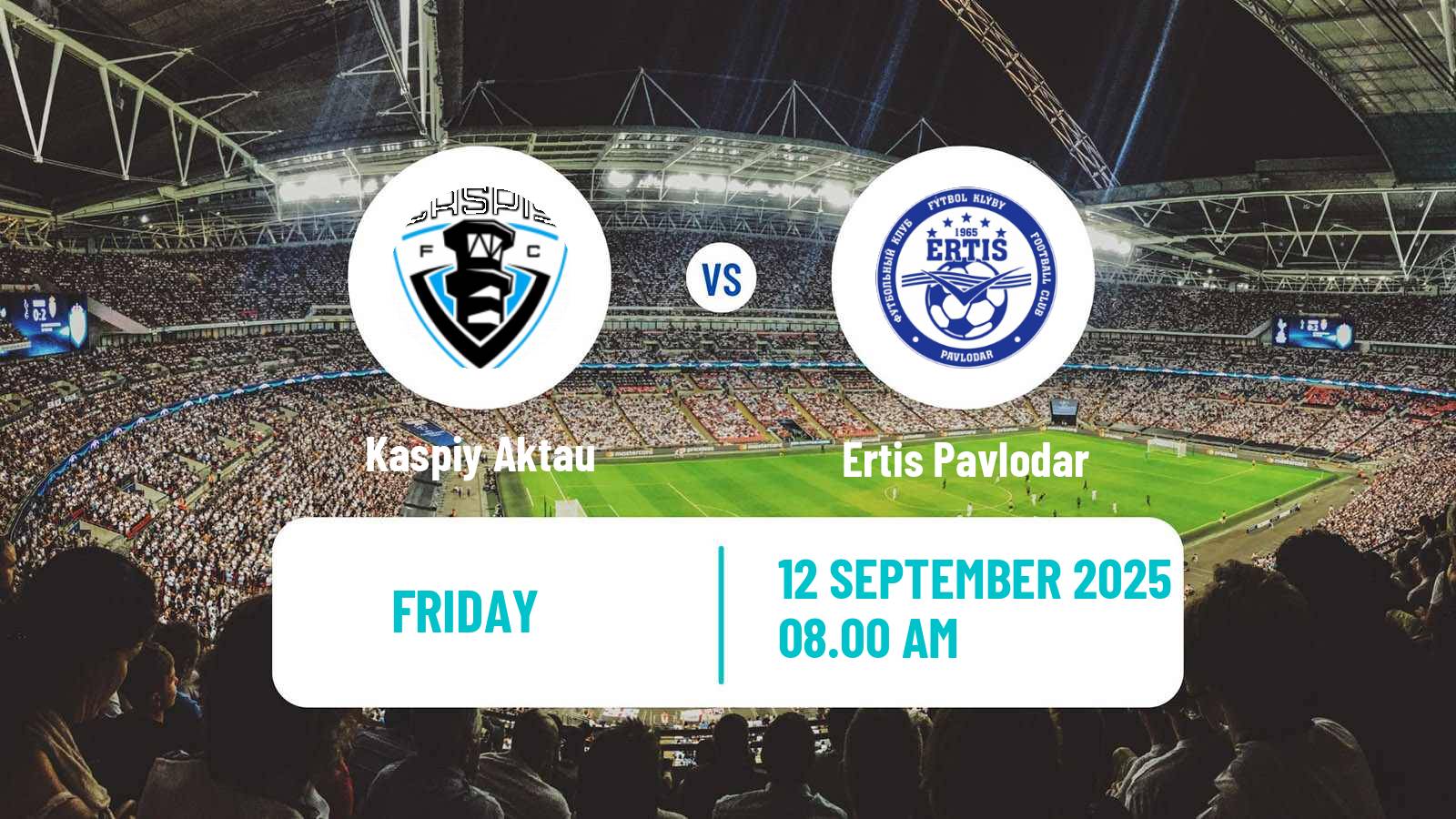 Soccer Kazakh First Division Kaspiy Aktau - Ertis Pavlodar