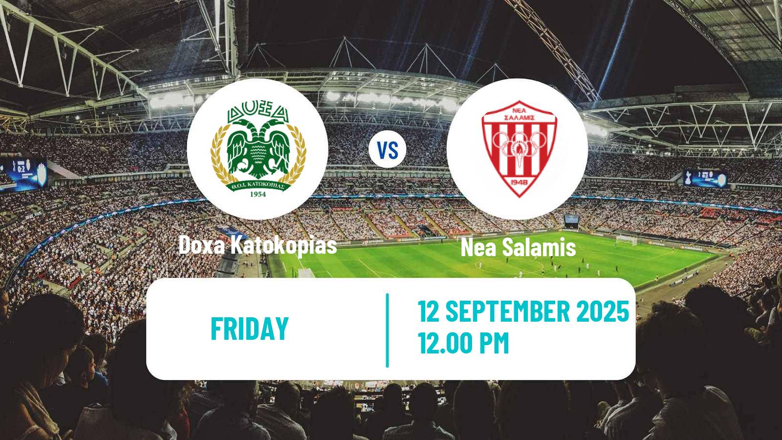 Soccer Cypriot Division 2 Doxa Katokopias - Nea Salamis