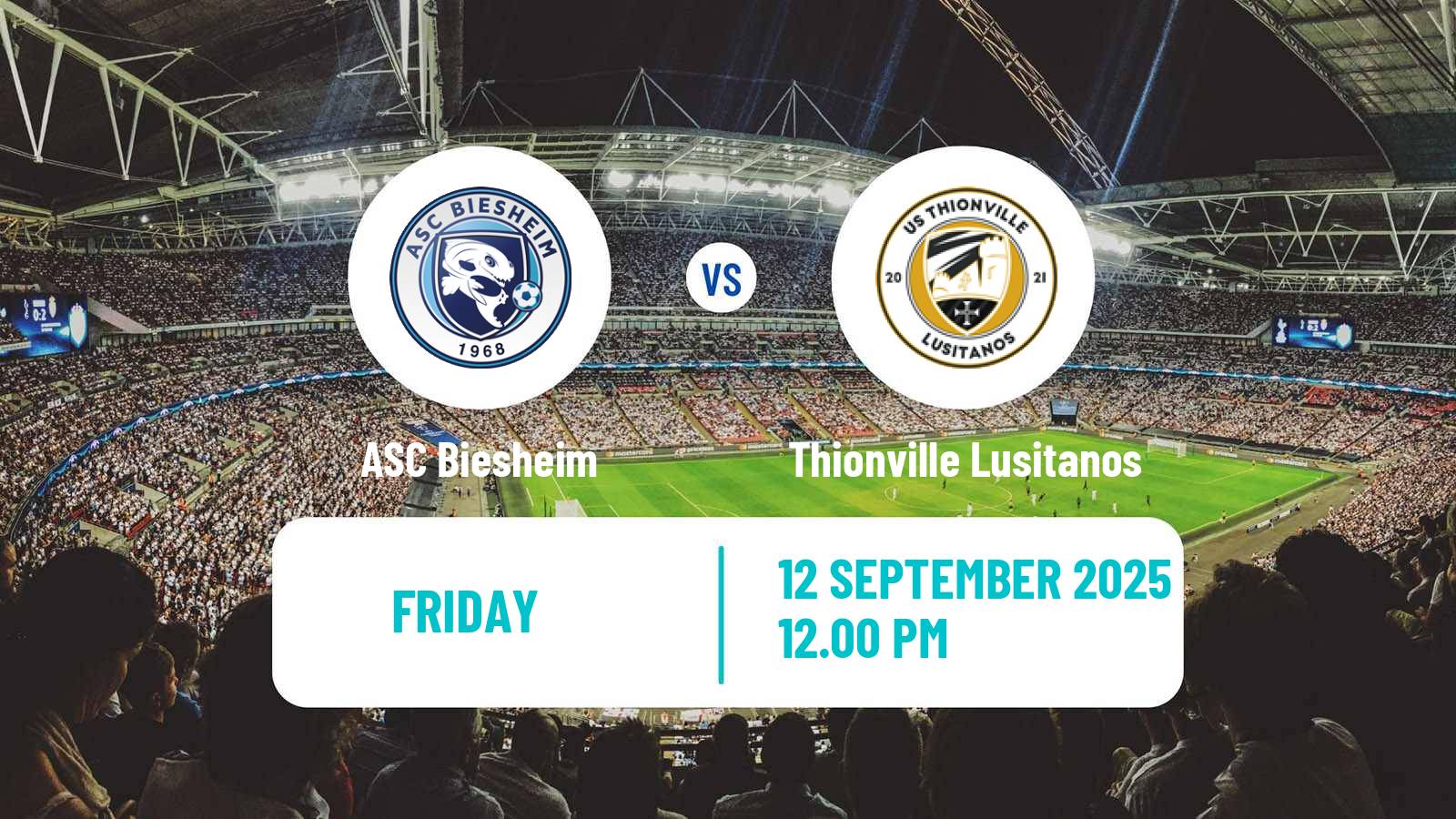 Soccer French National 2 - Group B Biesheim - Thionville Lusitanos