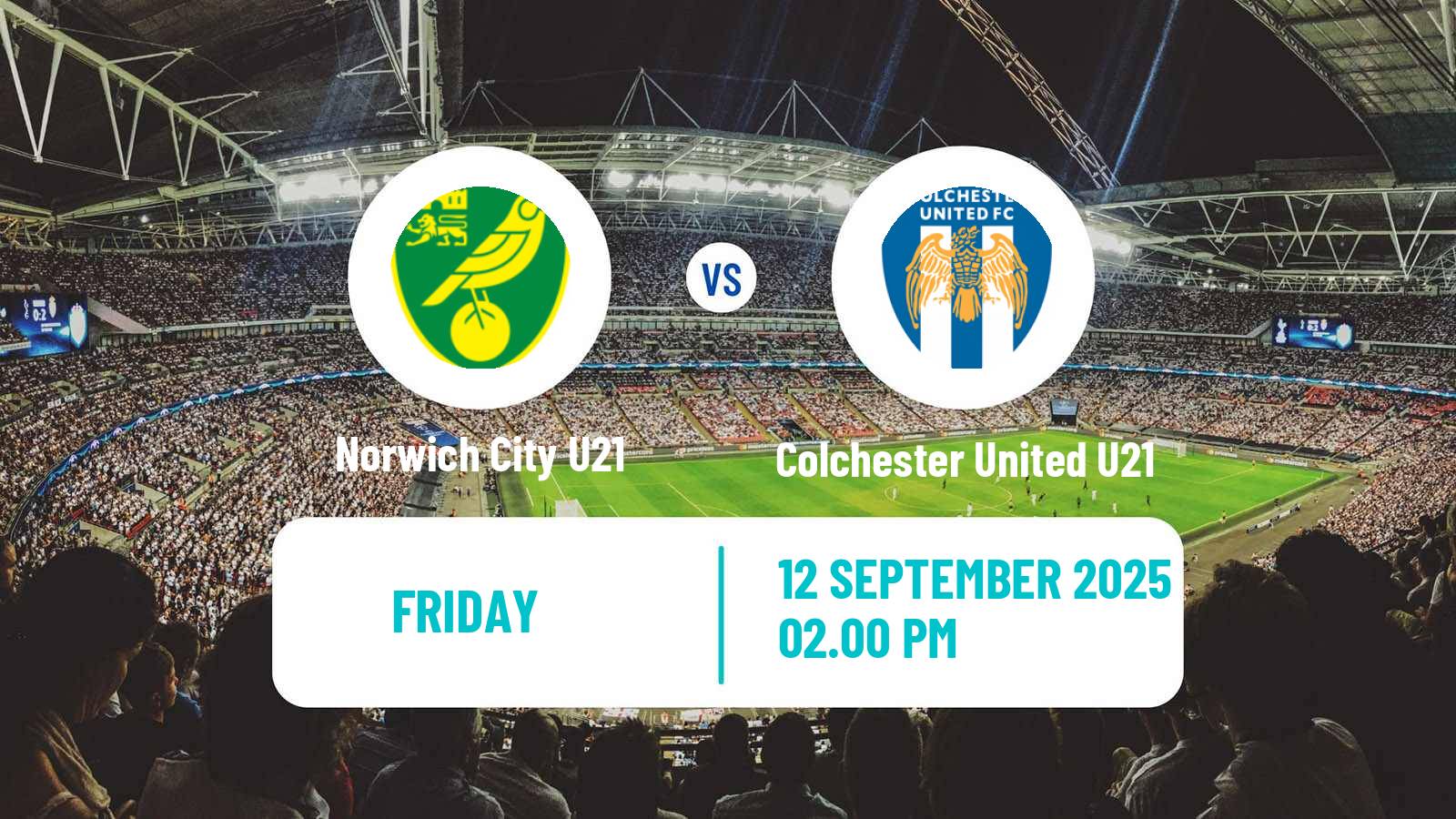 Soccer English Premier League Cup Norwich City U21 - Colchester United U21