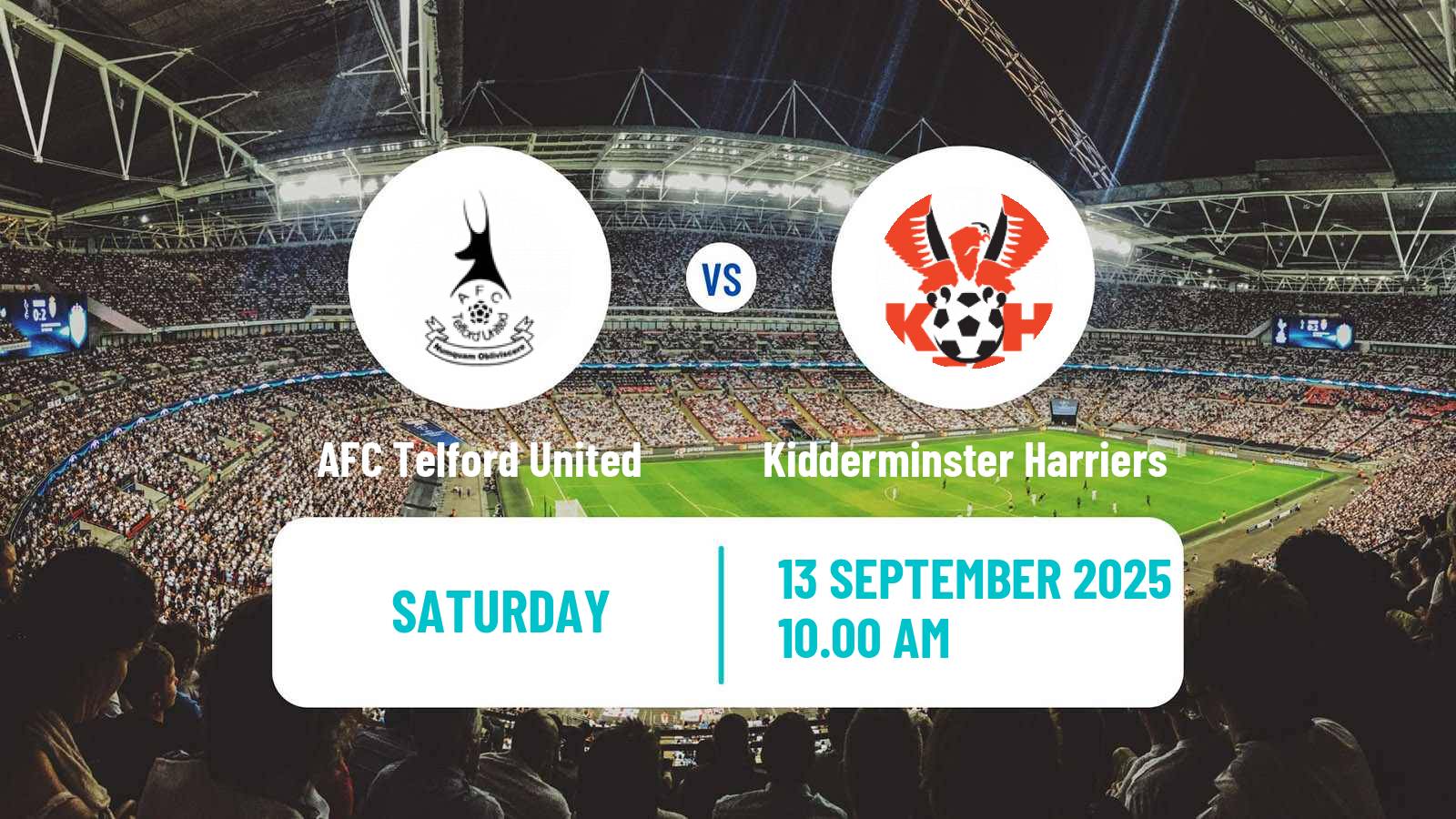 Soccer English FA Cup AFC Telford United - Kidderminster Harriers