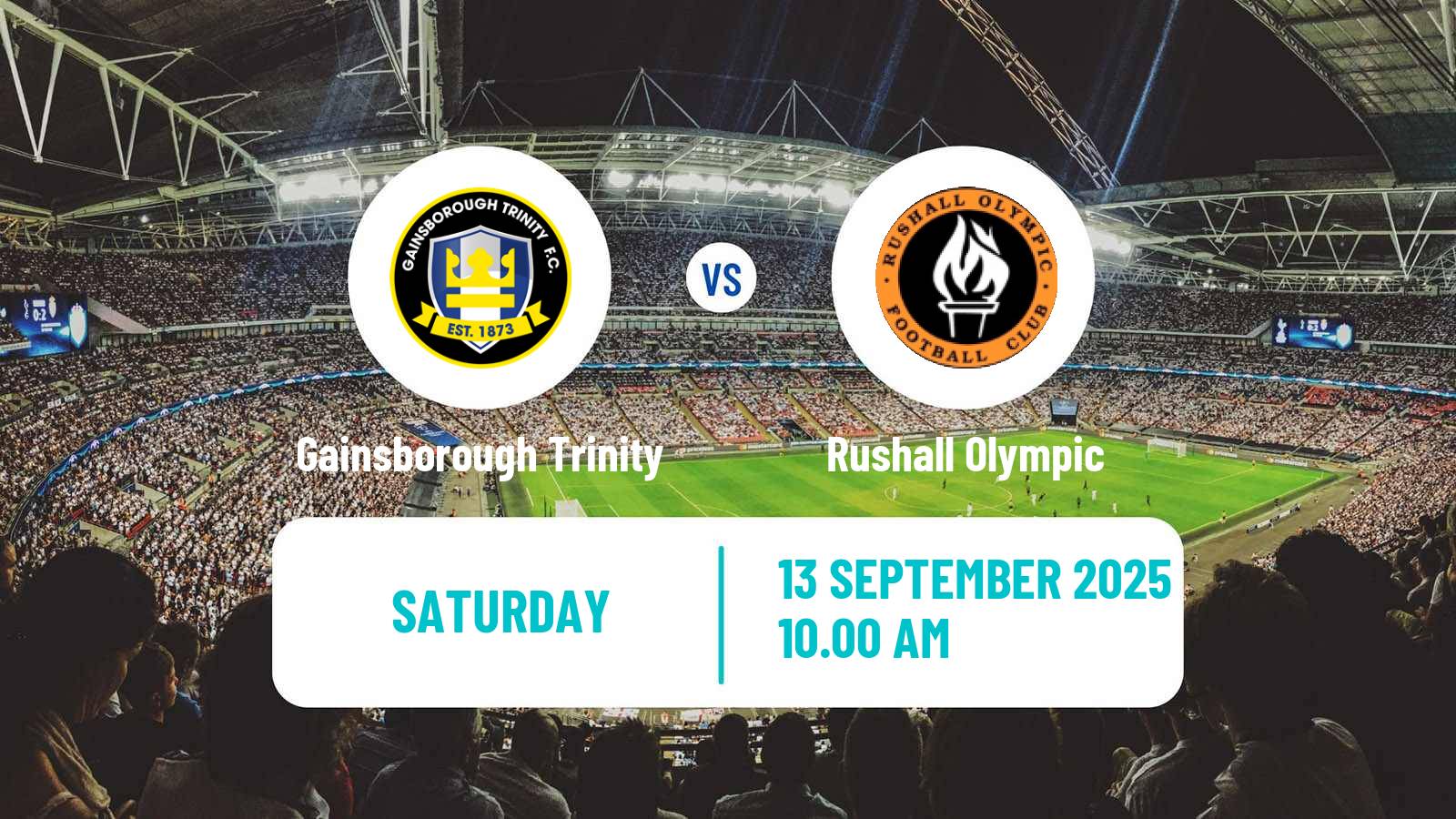 Soccer English FA Cup Gainsborough Trinity - Rushall Olympic