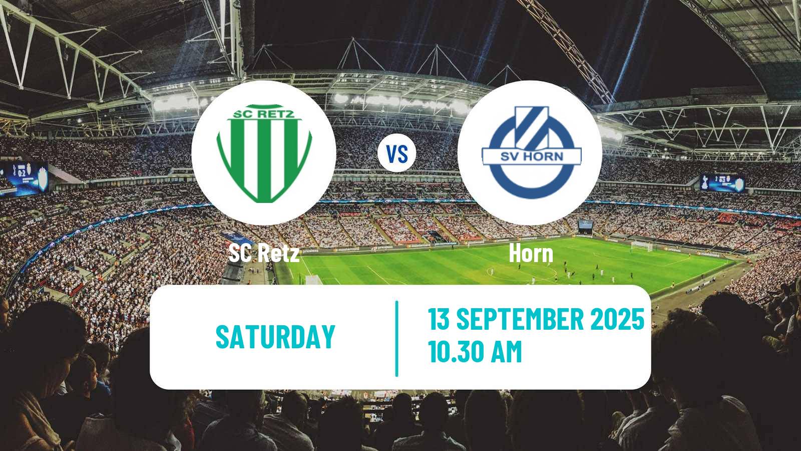 Soccer Austrian Regionalliga East Retz - Horn