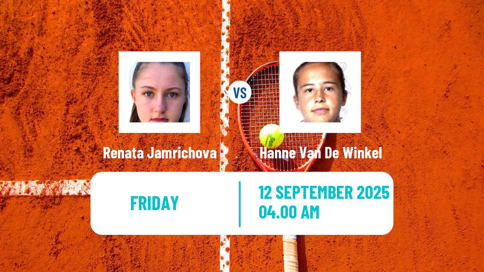 Tennis Ljubljana Challenger Women Renata Jamrichova - Hanne Van De Winkel