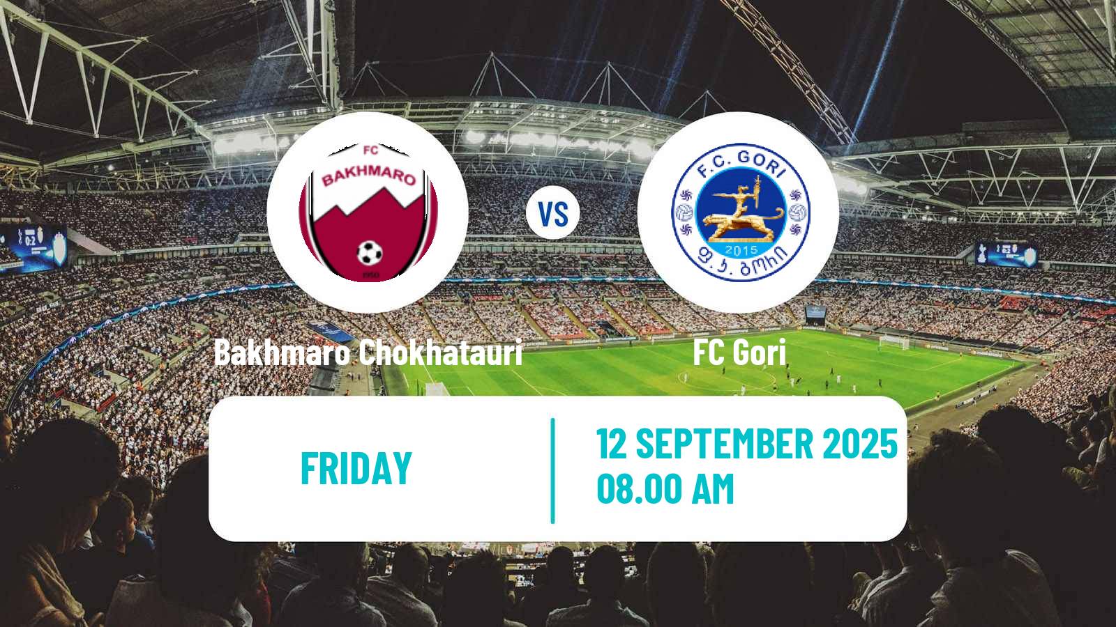 Soccer Georgian Liga 3 Bakhmaro Chokhatauri - Gori