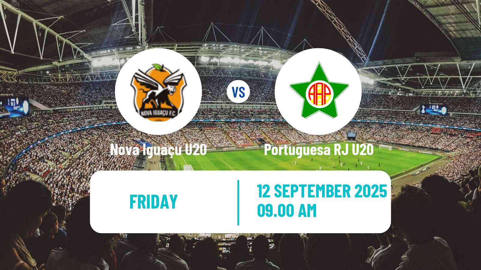 Soccer Brazilian Carioca U20 Nova Iguaçu U20 - Portuguesa RJ U20