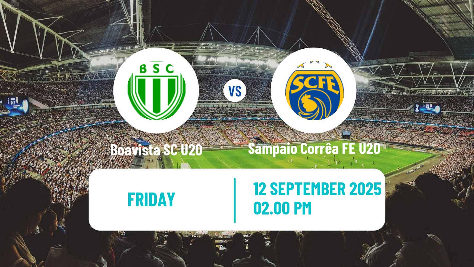 Soccer Brazilian Carioca U20 Boavista SC U20 - Sampaio Corrêa FE U20