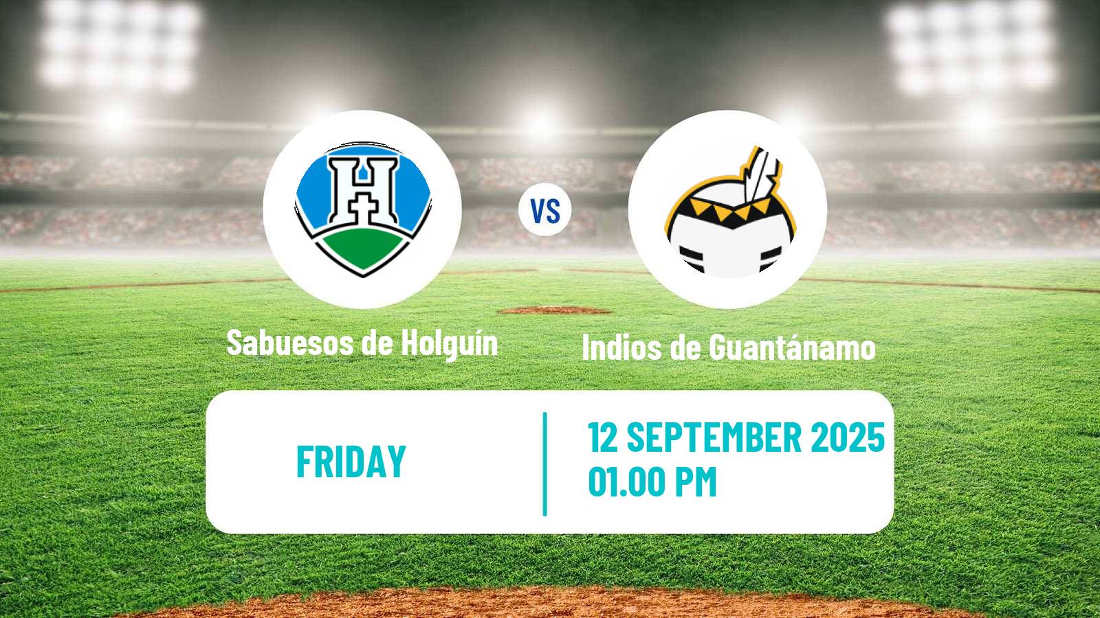 Baseball Cuba Serie Nacional Baseball Sabuesos de Holguín - Indios de Guantánamo