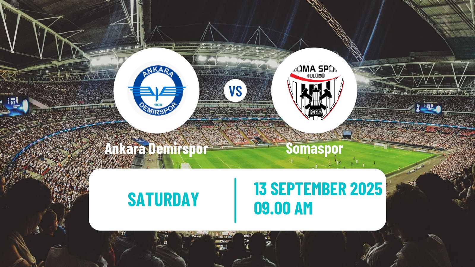 Soccer Turkish Second League Red Group Ankara Demirspor - Somaspor