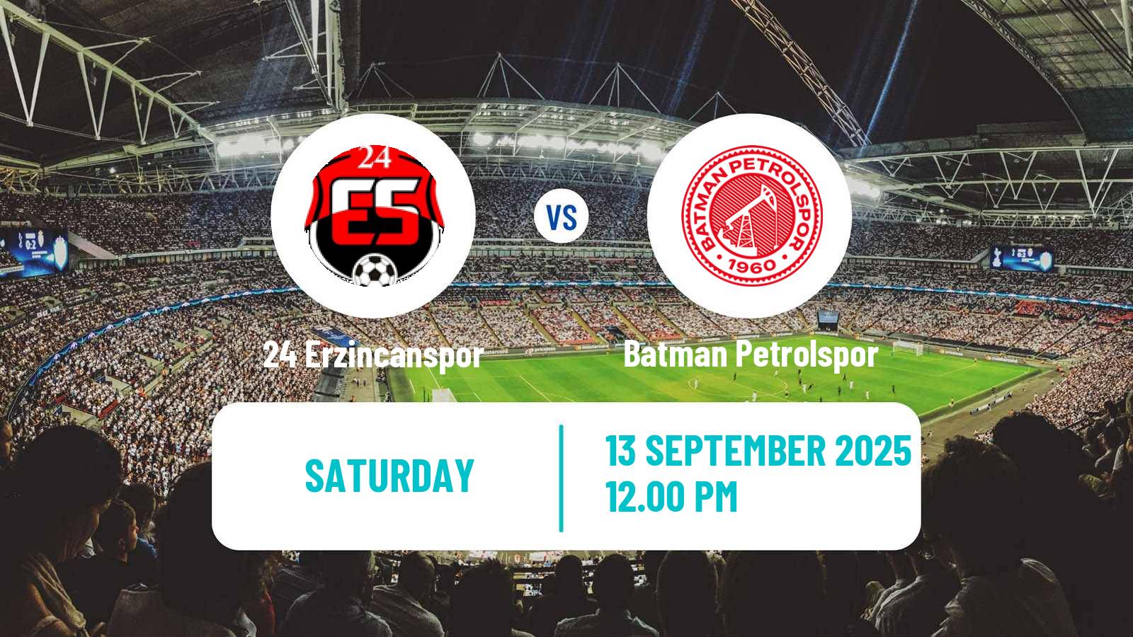 Soccer Turkish Second League White Group 24 Erzincanspor - Batman Petrolspor