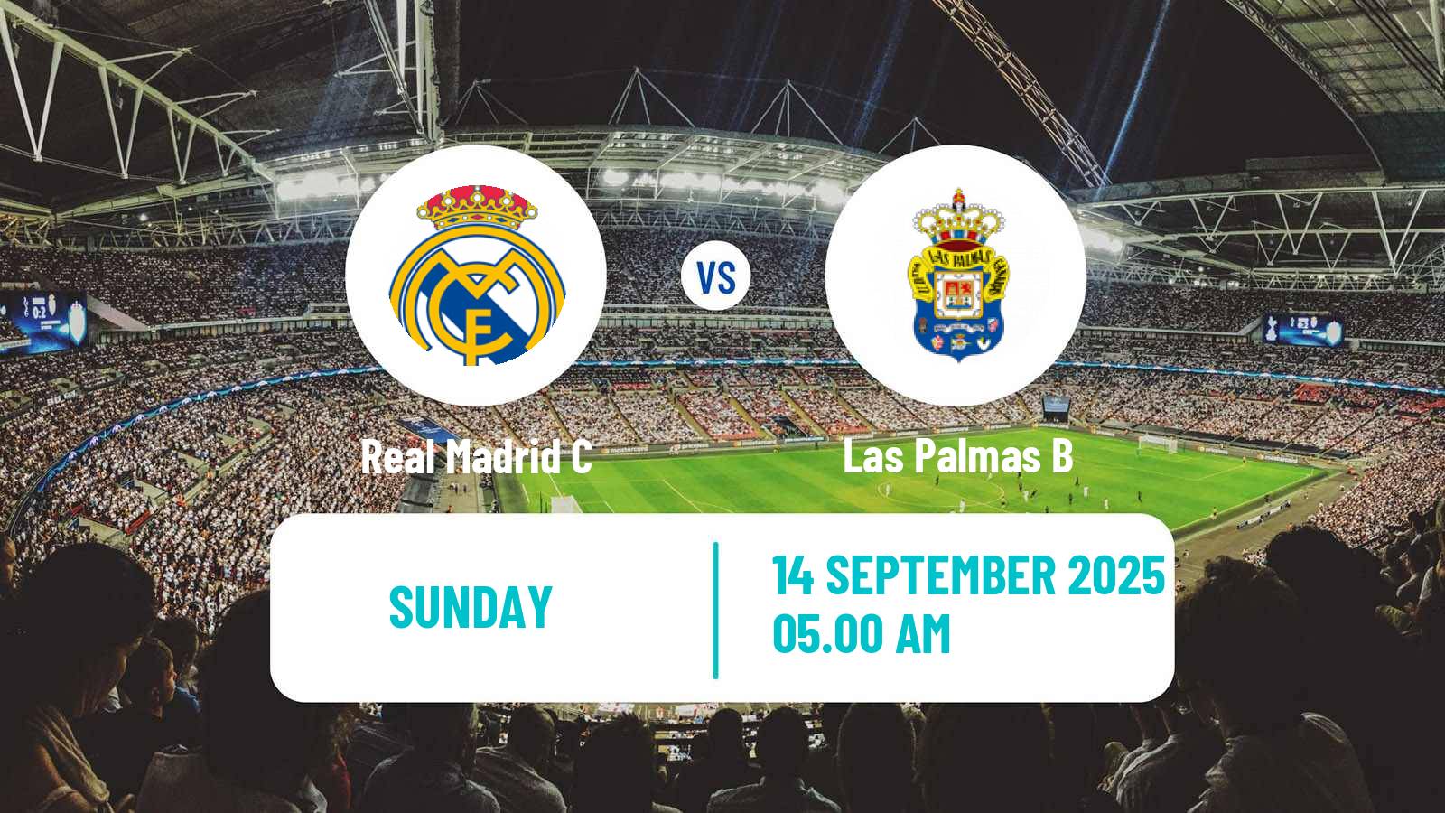 Soccer Spanish Segunda RFEF - Group 5 Real Madrid C - Las Palmas B