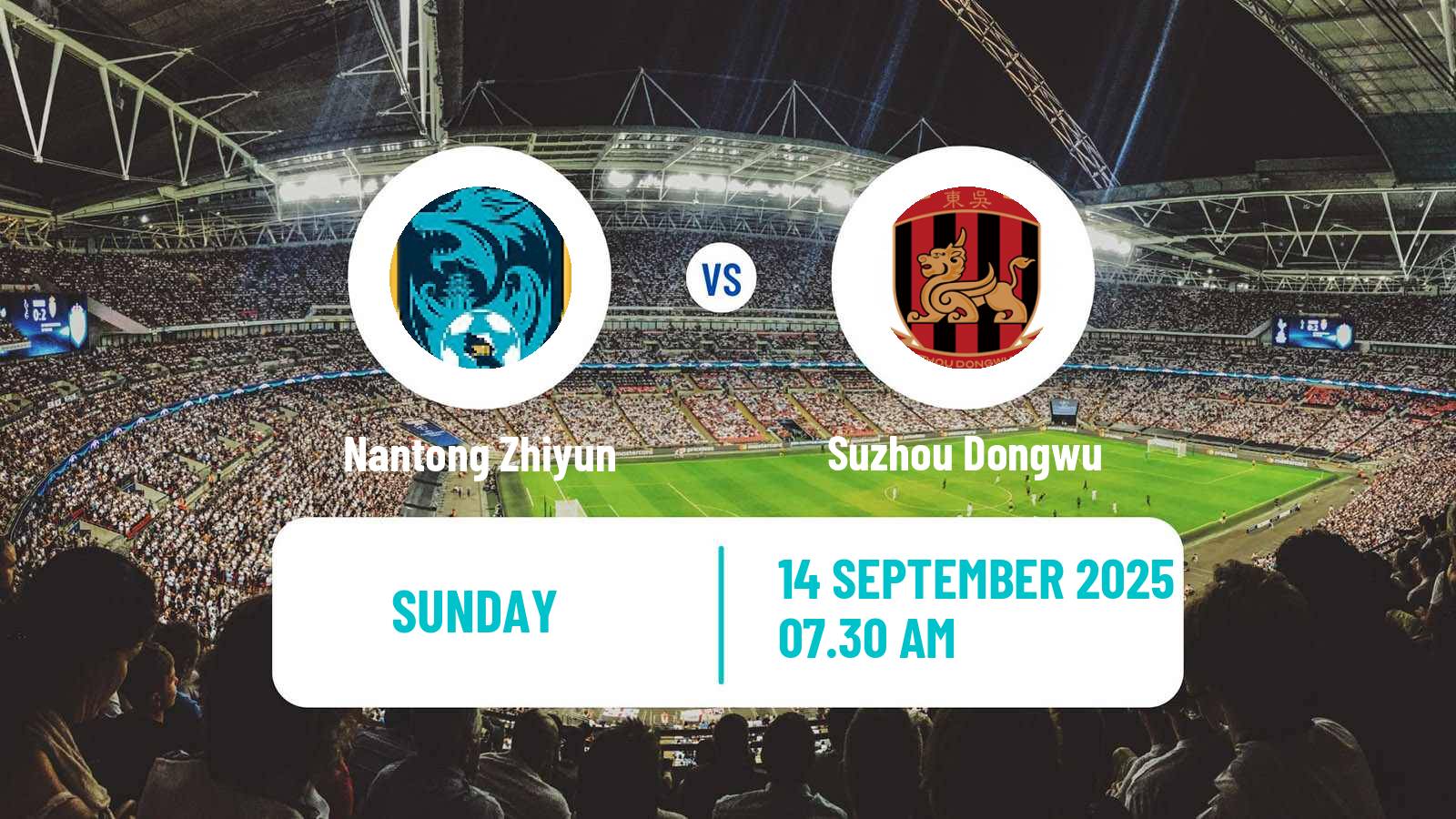 Soccer Chinese Jia League Nantong Zhiyun - Suzhou Dongwu