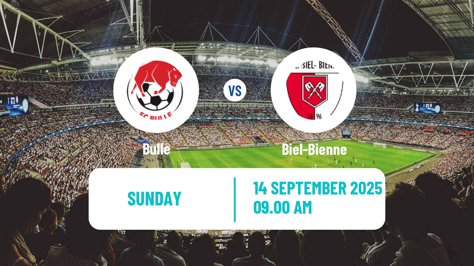 Soccer Swiss Promotion League Bulle - Biel-Bienne