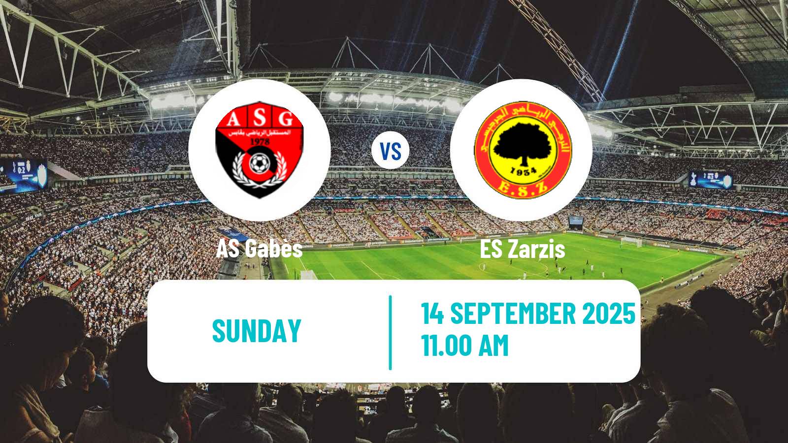 Soccer Tunisian Ligue Professionnelle 1 Gabès - Zarzis