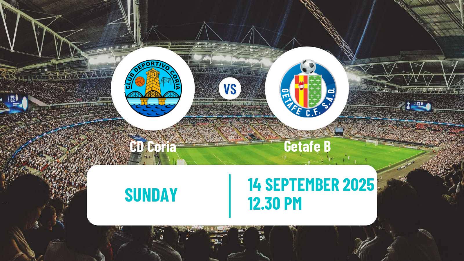 Soccer Spanish Segunda RFEF - Group 5 Coria - Getafe B