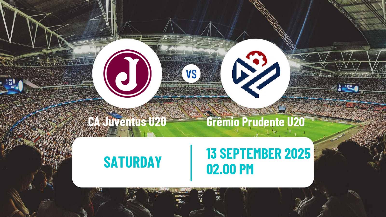 Soccer Brazilian Paulista U20 CA Juventus U20 - Grêmio Prudente U20