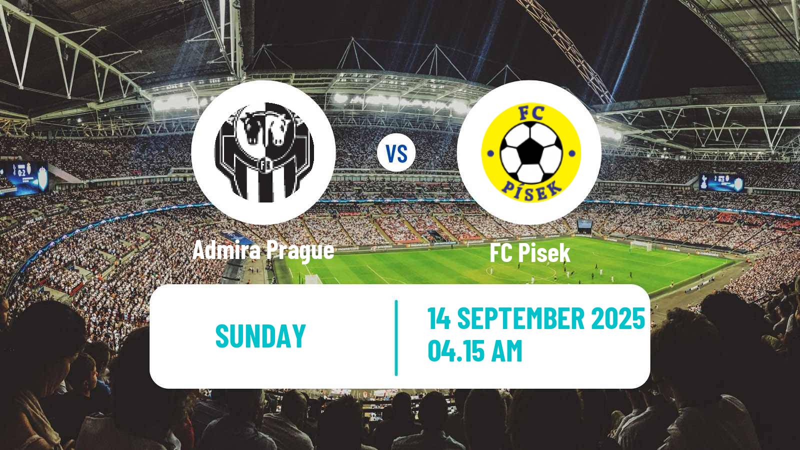 Soccer Czech CFL Group A Admira Prague - Pisek