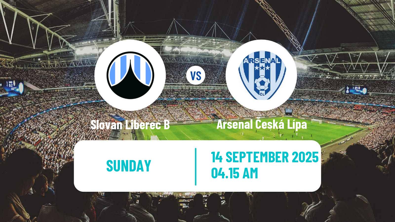 Soccer Czech CFL Group B Slovan Liberec B - Arsenal Česká Lípa