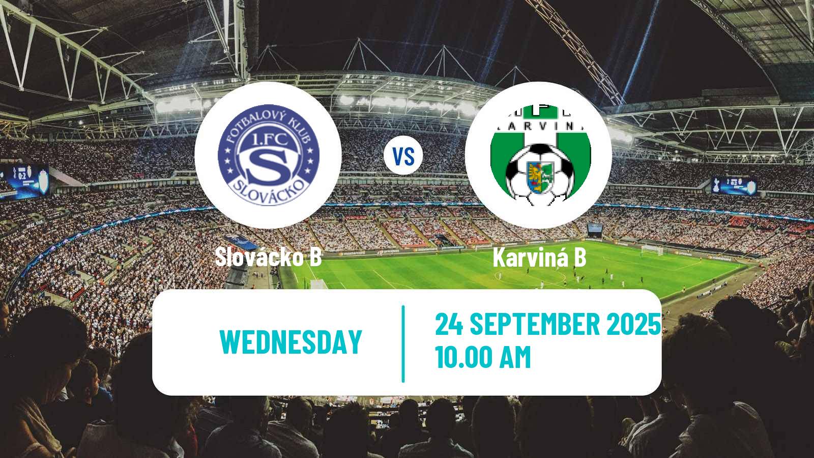 Soccer Czech MSFL Slovácko B - Karviná B