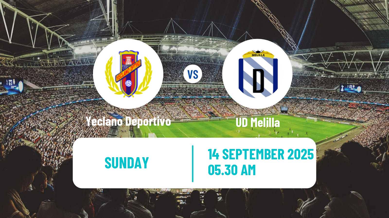 Soccer Spanish Segunda RFEF - Group 4 Yeclano Deportivo - Melilla