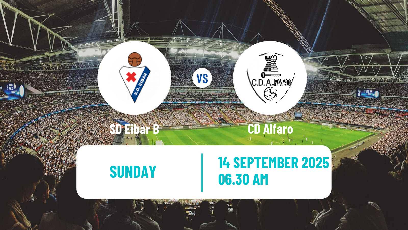 Soccer Spanish Segunda RFEF - Group 2 Eibar B - Alfaro