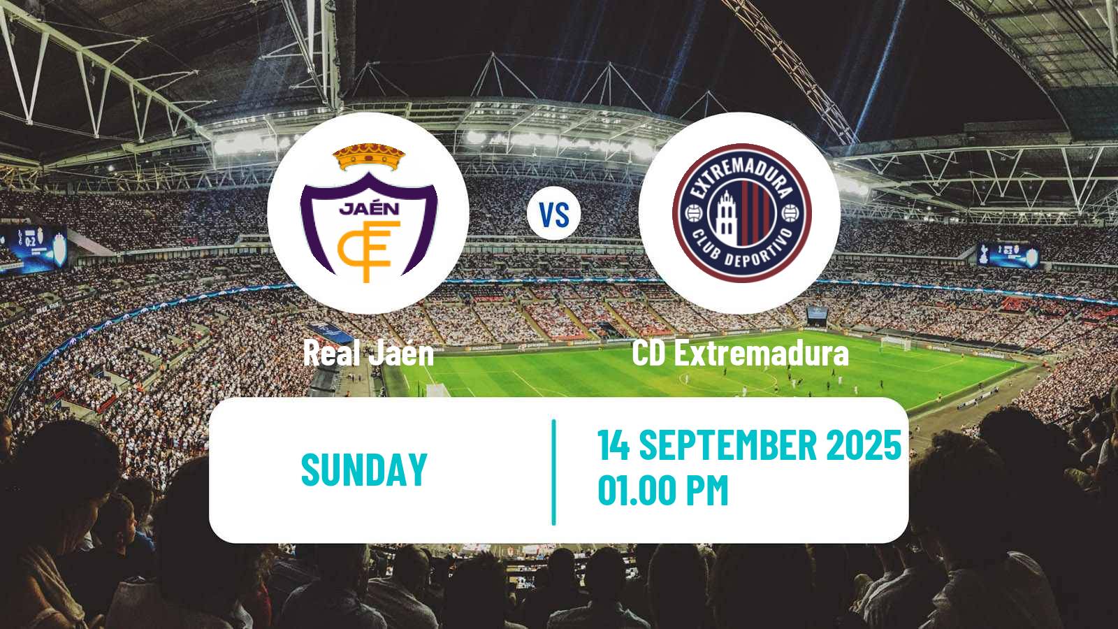 Soccer Spanish Segunda RFEF - Group 4 Real Jaén - CD Extremadura