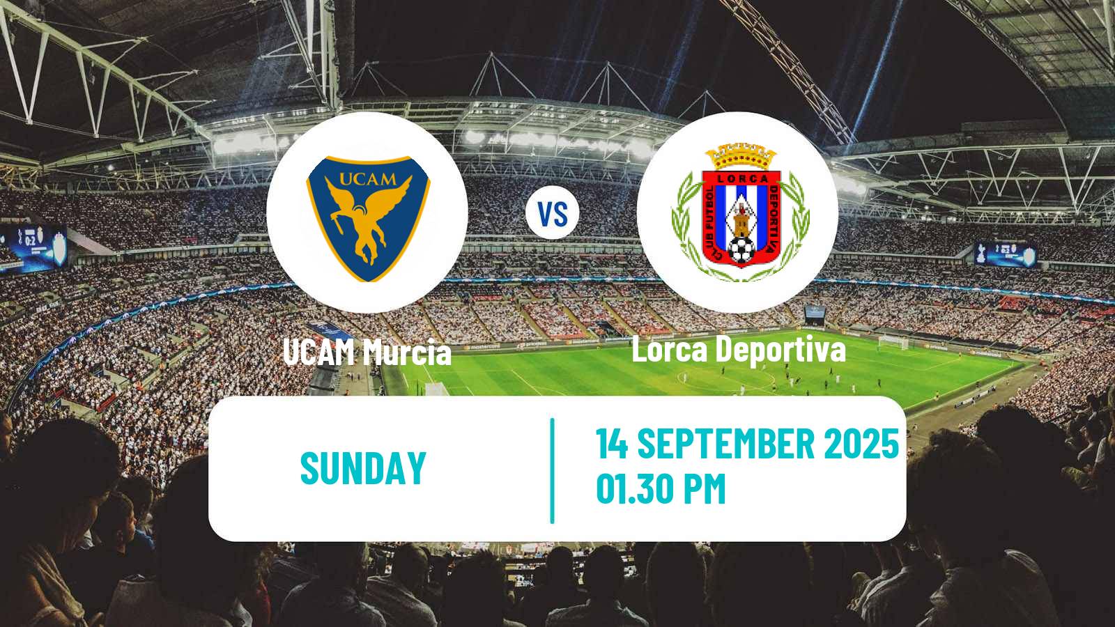 Soccer Spanish Segunda RFEF - Group 4 UCAM Murcia - Lorca Deportiva