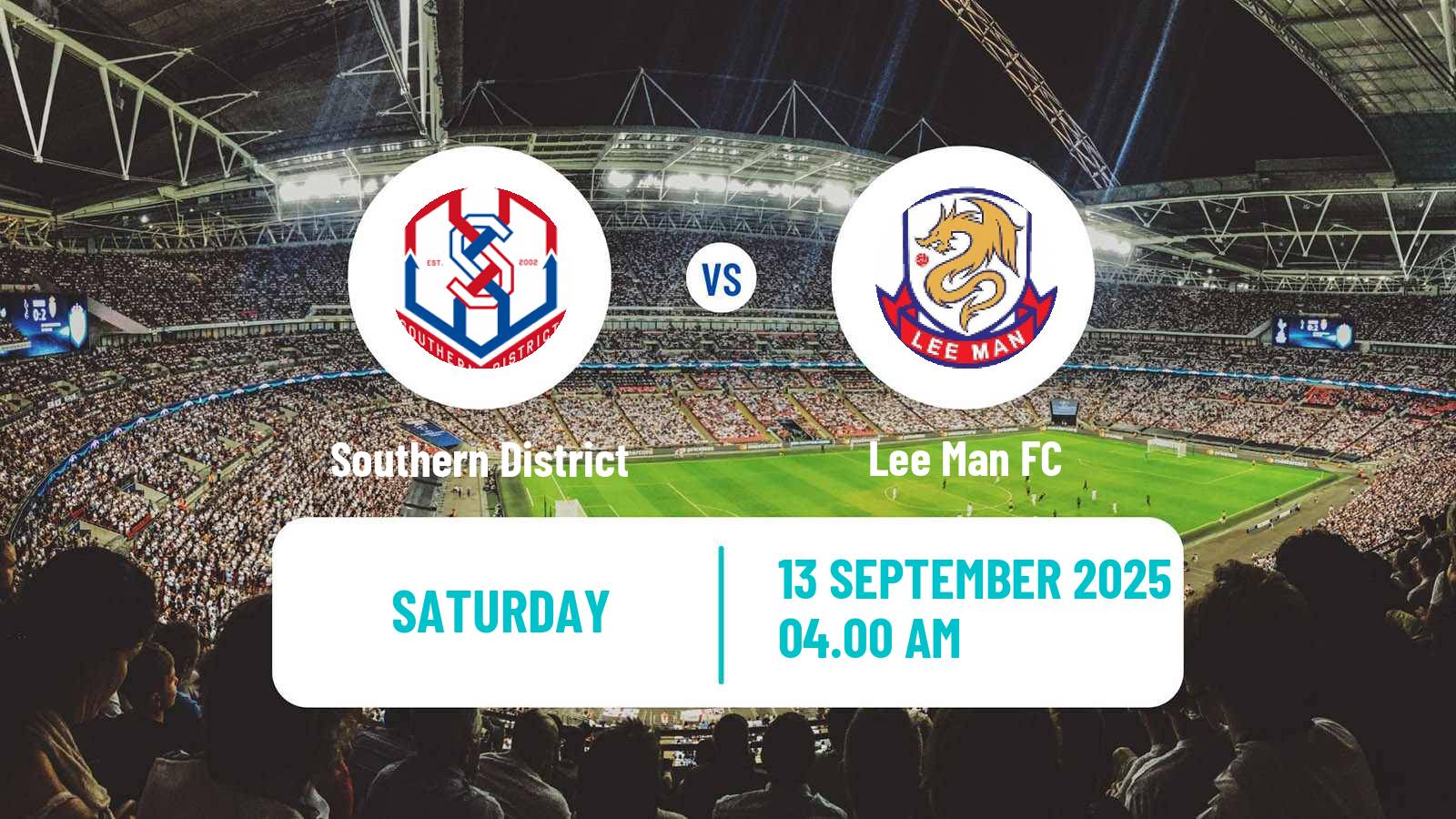 Soccer Hong Kong Premier League Southern District - Lee Man