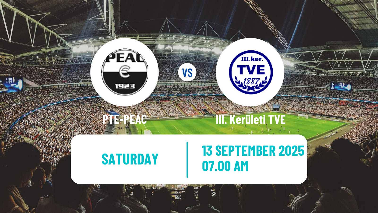 Soccer Hungarian Cup PTE-PEAC - III. Kerületi TVE