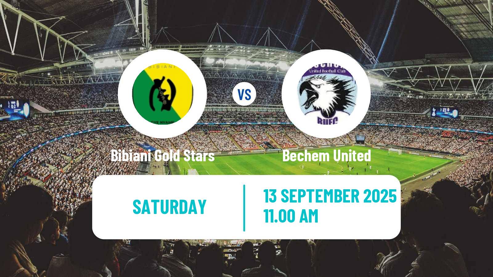 Soccer Ghanaian Premier League Bibiani Gold Stars - Bechem United
