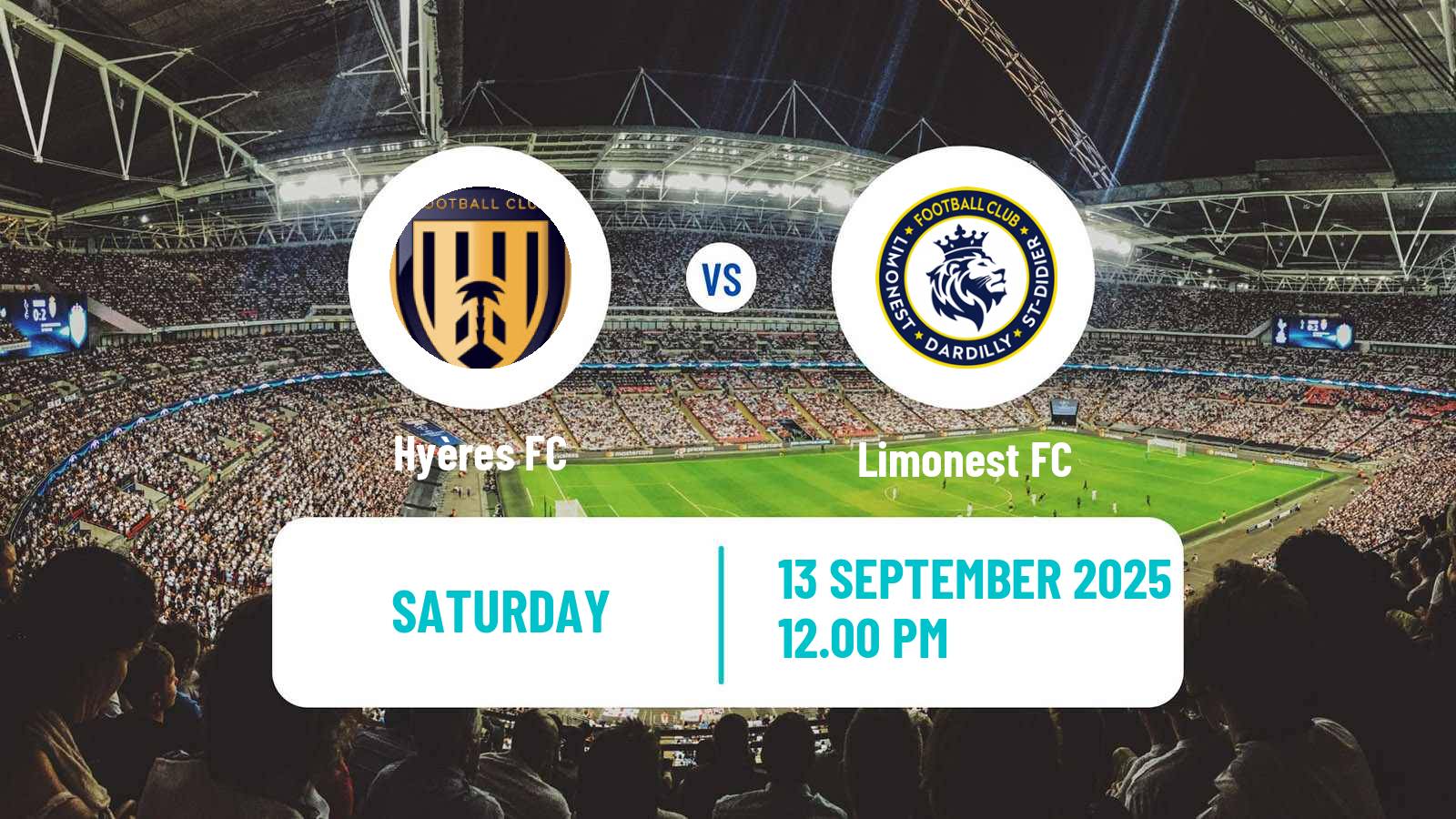 Soccer French National 2 - Group C Hyères - Limonest