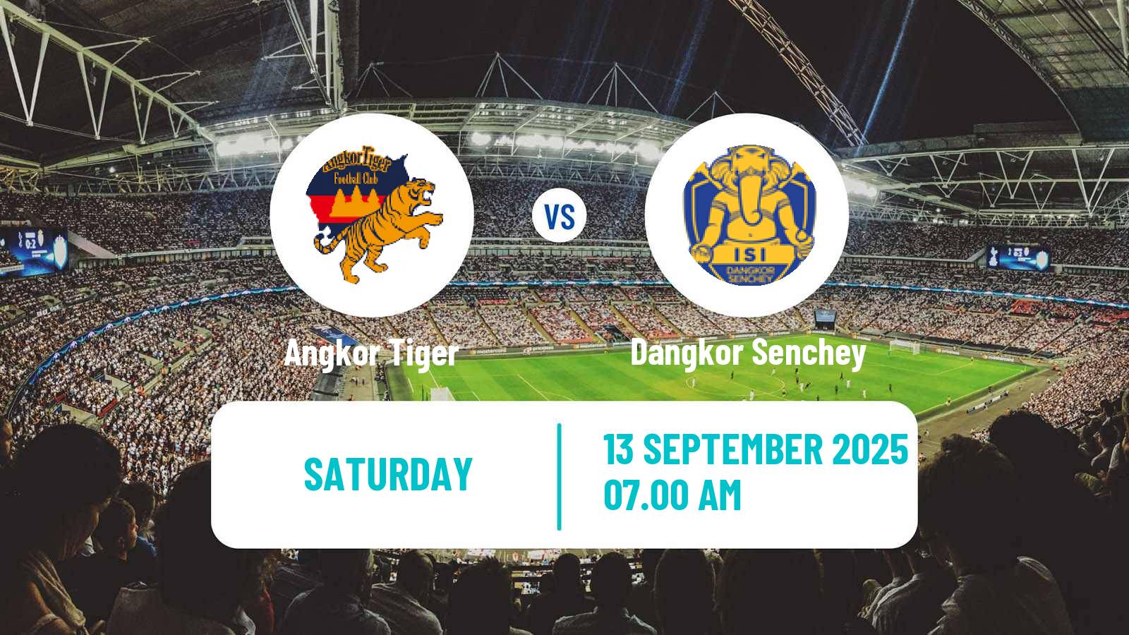 Soccer Cambodian CPL Angkor Tiger - Dangkor Senchey