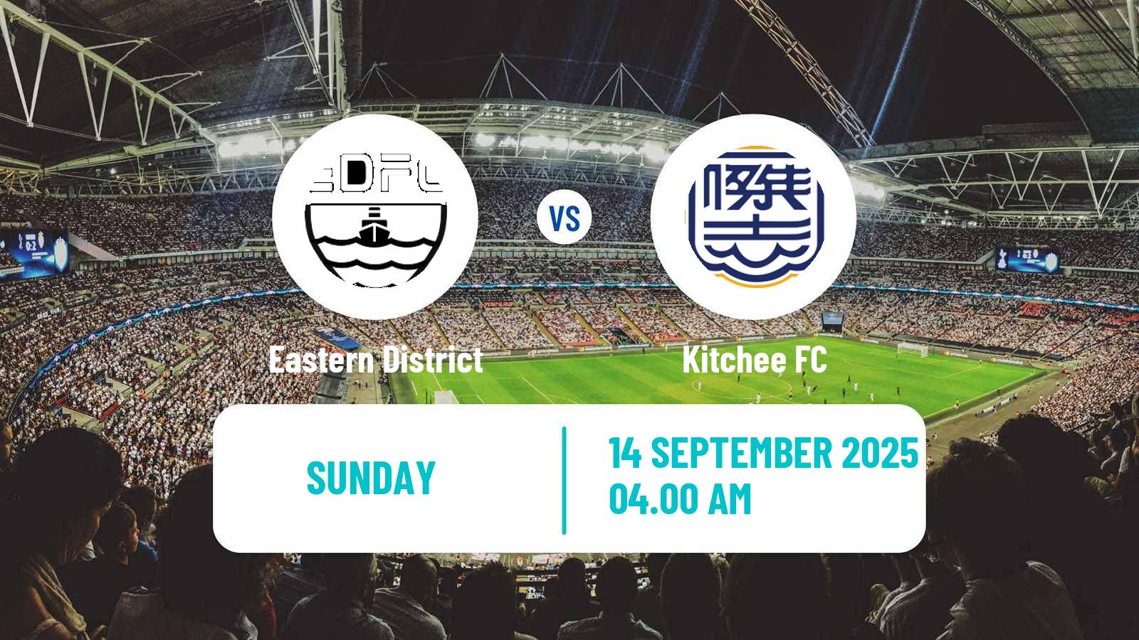 Soccer Hong Kong Premier League Eastern District - Kitchee