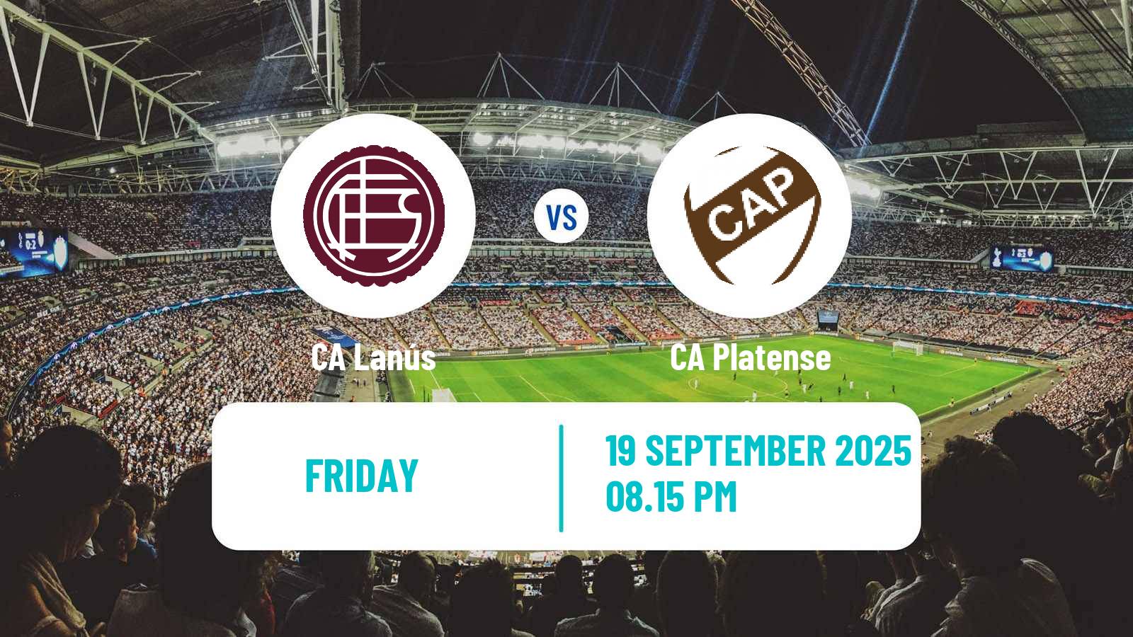Soccer Argentinian Liga Profesional Lanús - Platense