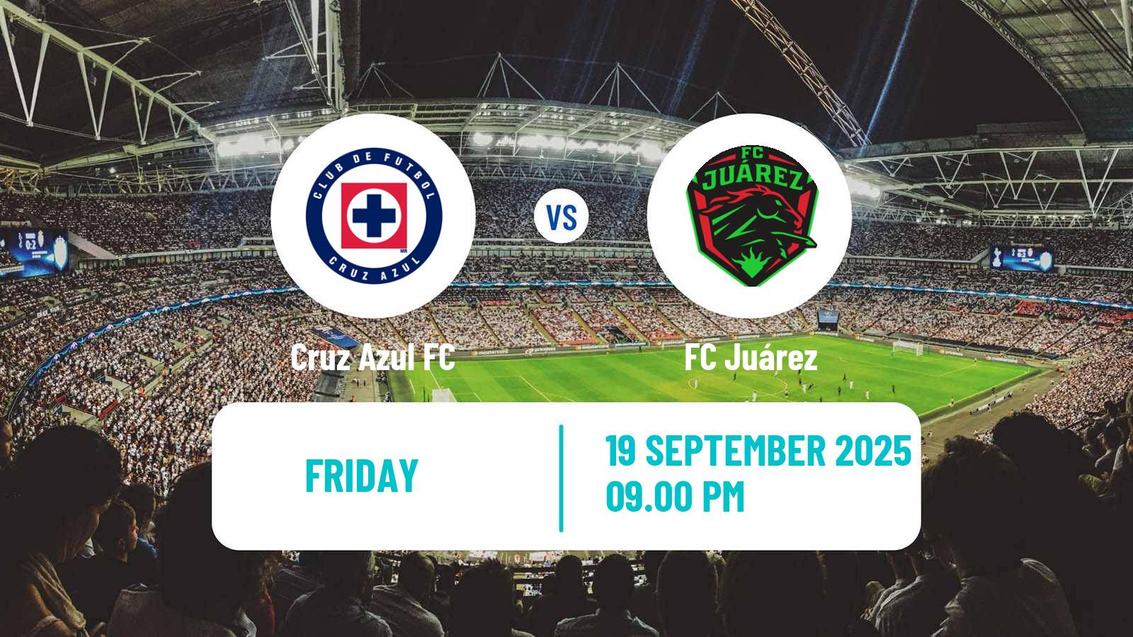 Soccer Mexican Liga MX Cruz Azul - Juárez