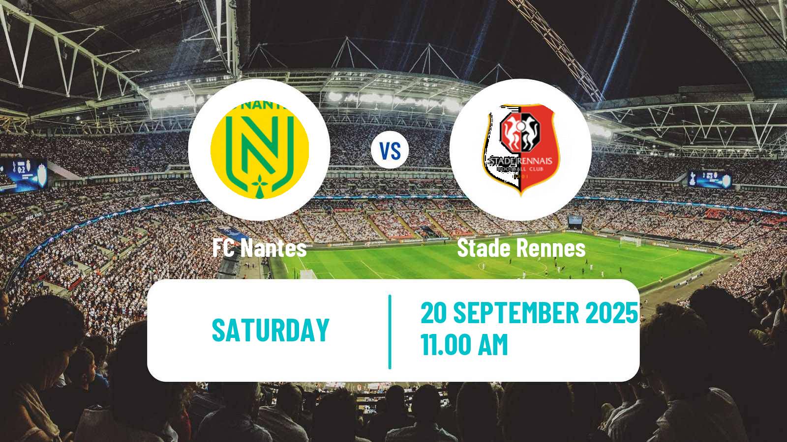Soccer French Ligue 1 Nantes - Rennes