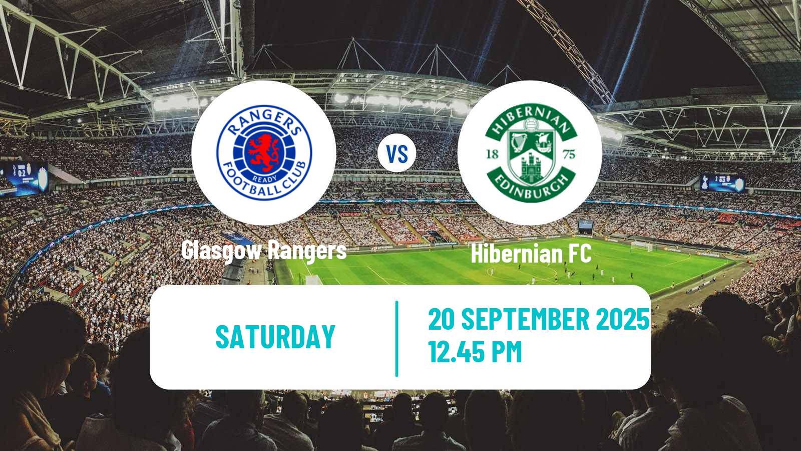 Soccer Scottish League Cup Glasgow Rangers - Hibernian