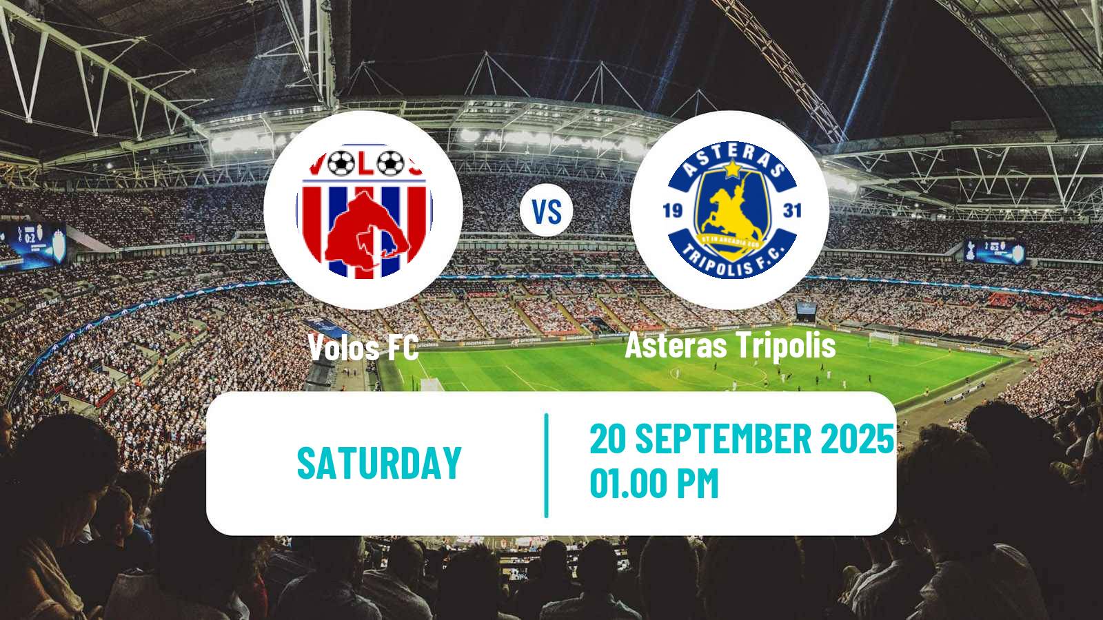 Soccer Greek Super League Volos - Asteras Tripolis