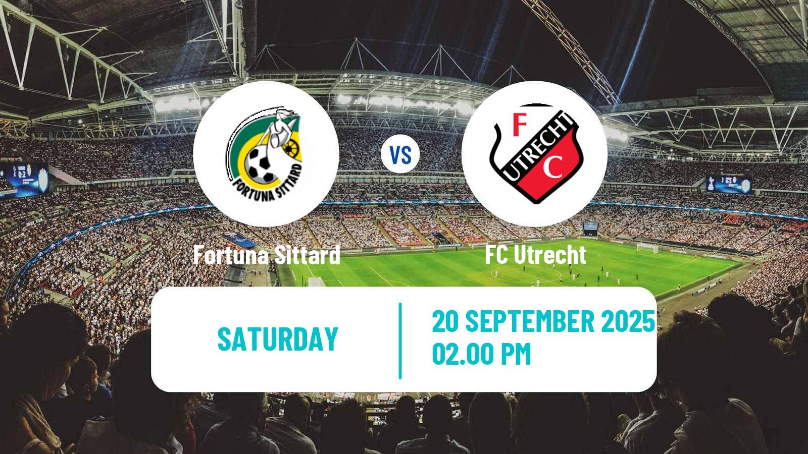 Soccer Dutch Eredivisie Fortuna Sittard - Utrecht