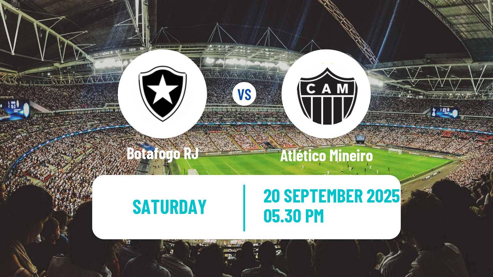 Soccer Brazilian Serie A Botafogo RJ - Atlético Mineiro