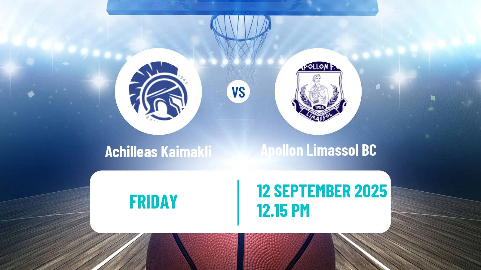 Basketball Club Friendly Basketball Achilleas Kaimakli - Apollon Limassol BC