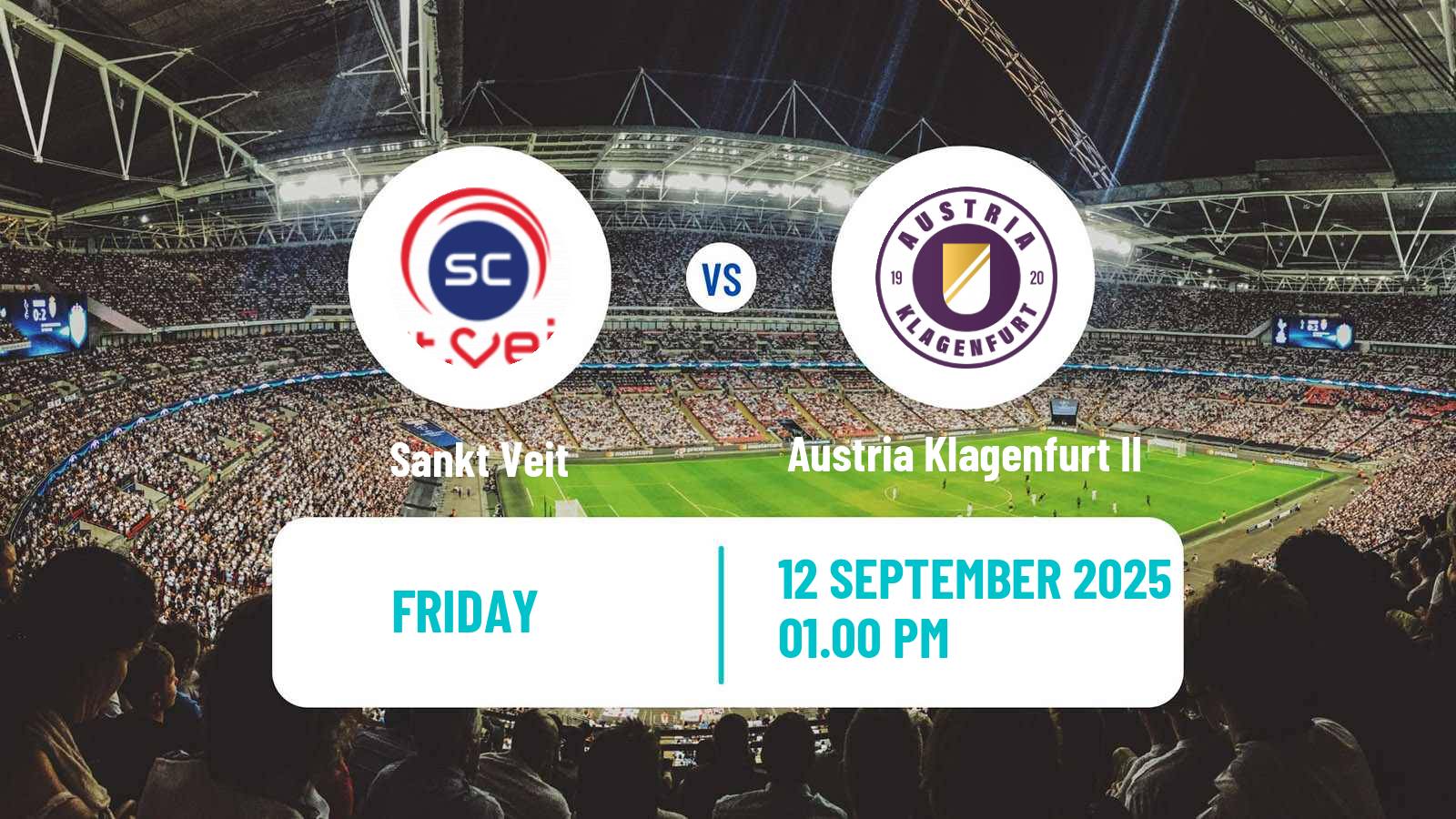 Soccer Austrian Landesliga Karnten Sankt Veit - Austria Klagenfurt II