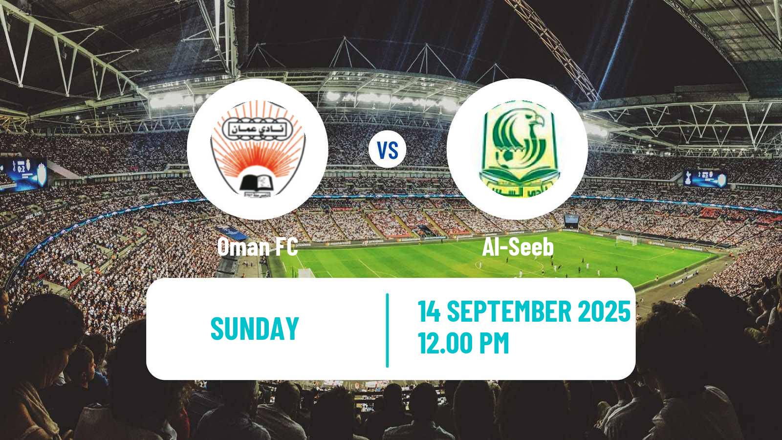 Soccer Omani League Oman FC - Al-Seeb