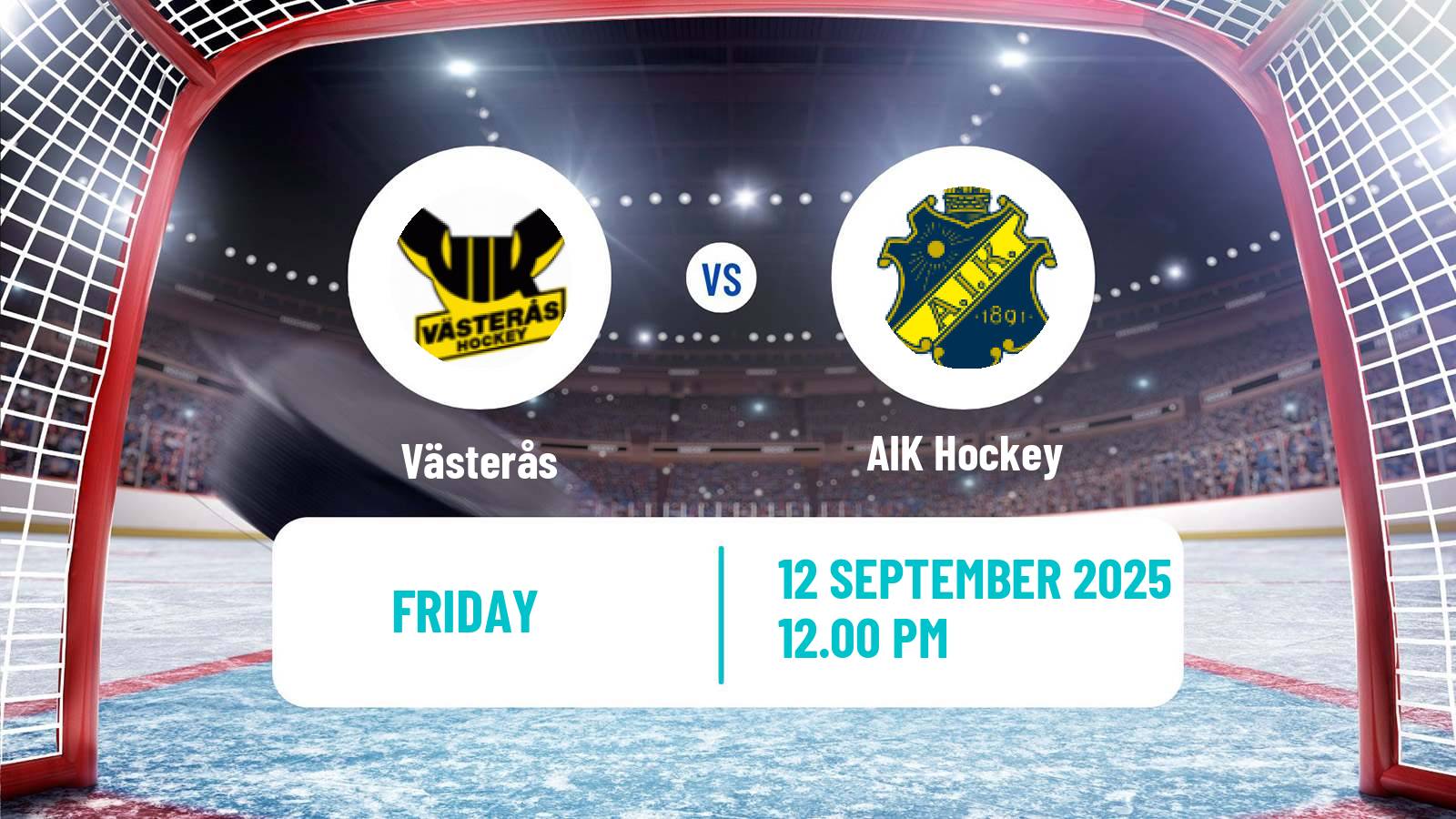 Hockey Club Friendly Ice Hockey Västerås - AIK