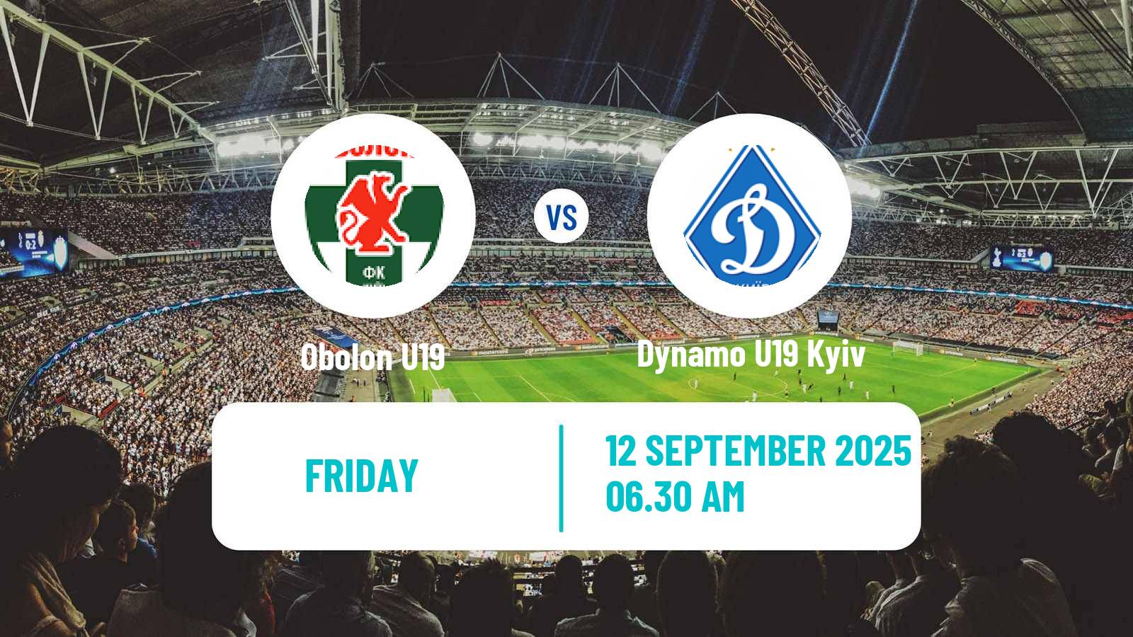 Soccer Ukrainian U19 League Obolon U19 - Dynamo U19 Kyiv