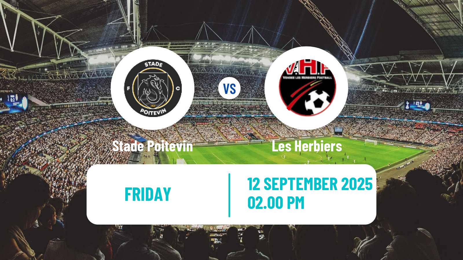 Soccer French National 2 - Group A Stade Poitevin - Les Herbiers