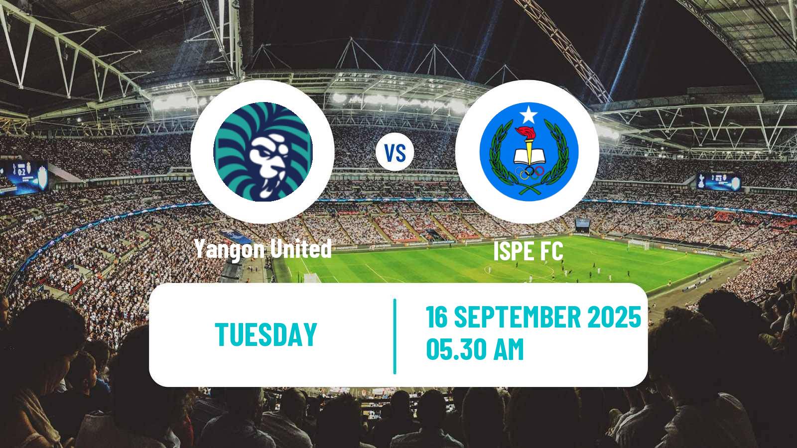 Soccer Myanmar National League Yangon United - ISPE