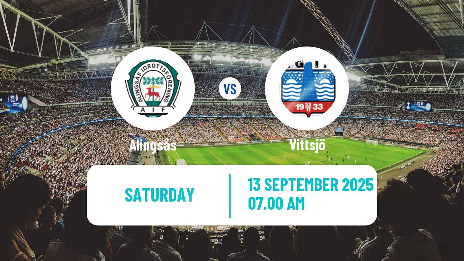 Soccer Swedish Allsvenskan Women Alingsås - Vittsjö
