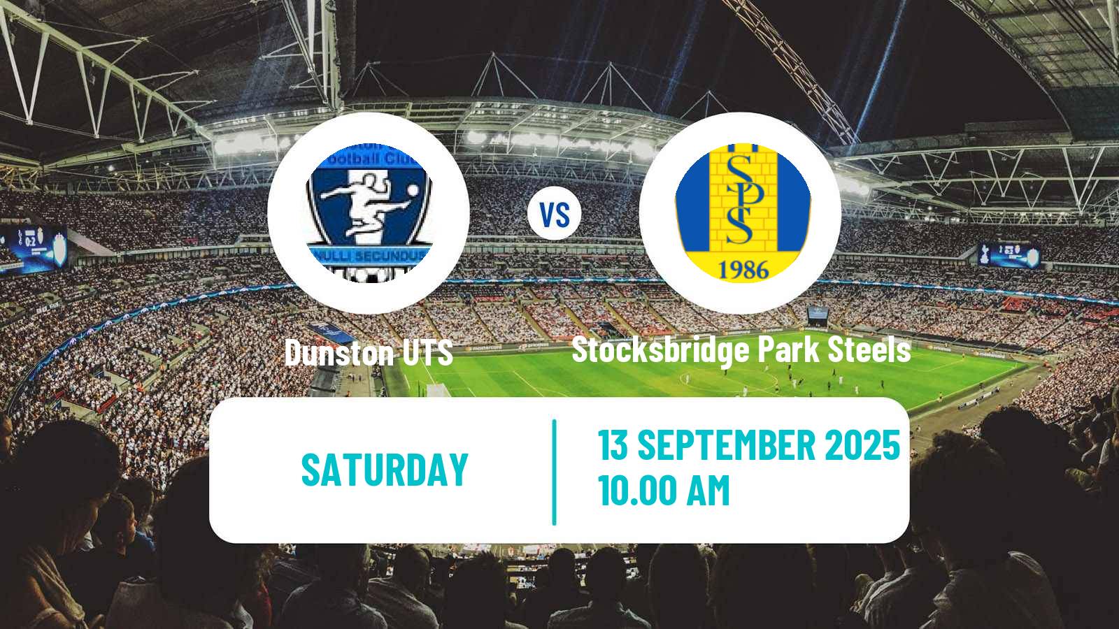 Soccer English FA Cup Dunston UTS - Stocksbridge Park Steels