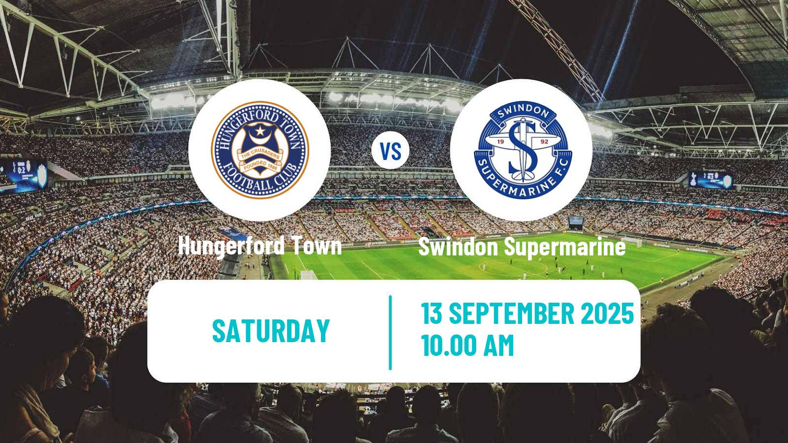 Soccer English FA Cup Hungerford Town - Swindon Supermarine